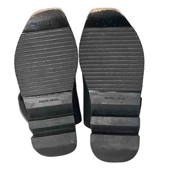 Cinzia Araia Black Slide Sandals Size 39 US 8.5 - Picture 7 of 8